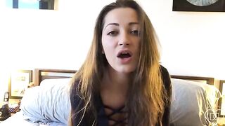 My filthy fantasy with Dani Daniels: watching her cum on me