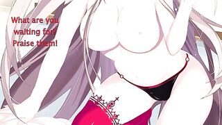 Saint meets sinner in a captivating hentai scene