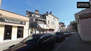 A cute teen tries her luck in a new country and gets fucked