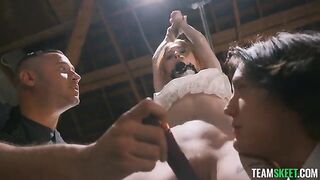 The girl seems to enjoy these kind of events very much