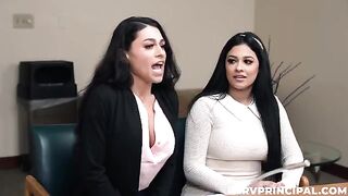Those are the working moments. The girl did not refuse from sex even at work