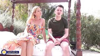 A blowjob in the mouth with a man who loves to fuck