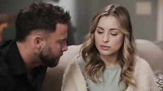 A man experienced a moment of supreme pleasure with a lovely woman