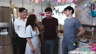 A mom threw an anal party for her friend’s son