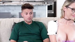 This is what life with whores looks like - Group sex on the couch