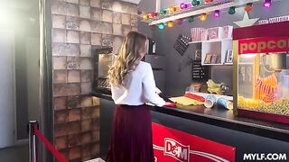 It was predictable and it happened - a threesome in the cinema