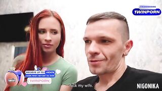 Two pretty Russian babies are having a wild foursome party