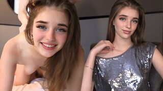Ukrainian beauty has an intense threesome FMM sex with hardcore passion
