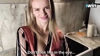 A neighbor is always ready to help a wife who doesn't want sex