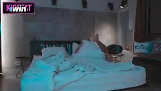 A young woman was in need of sex after a wild party