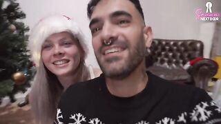 The best way to spend Christmas with a hot teen