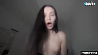 She was so impressed, she couldn't stop shaking and milking