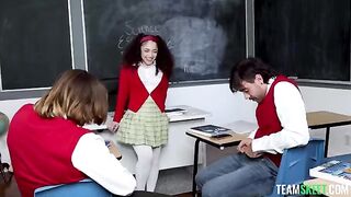 There are only whores in this college (FMM)