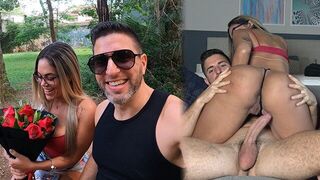 A guy picked up a hot Brazilian girl in Ibirapuera Park and fucked her hard