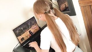 A young guy is having fun with his hot stepmom in a steamy scene