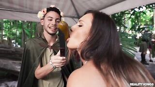 A nice picnic in the fresh air ended with a blowjob