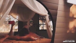 The reflection in the mirror says he's good