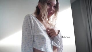 A hot Russian girl is full of lust and passion