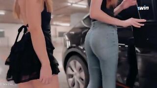 Can the hood hold two cute 18-yo girls who love to fuck?