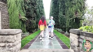 An Iranian girl checked out the historic sites and got intimate