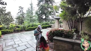 An Iranian girl checked out the historic sites and got intimate