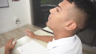 The surgeon was passionate with his patient, a stunning Latina