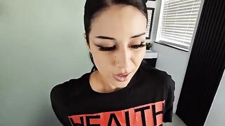 A goth girl experienced the raw power of passion in an intense scene