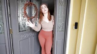 A hot mom invites a guy to check out her bedroom furniture