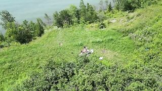 Instead of a picnic, they had unprotected sex in the field