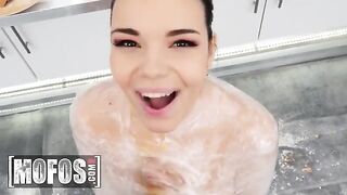 Czech hottie Sofia Lee finds the perfect ingredient for a spicy dish