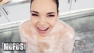 Czech hottie Sofia Lee finds the perfect ingredient for a spicy dish