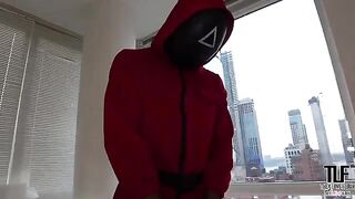 Nicole Doshi's big tits get her fucked hard in Squid Game
