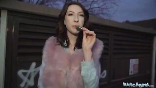 The guy took Chanel Kiss’s cock in his mouth and was paid for the sex