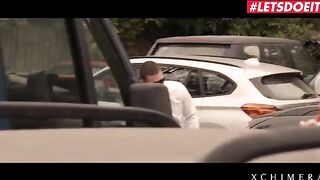 The guy is at the mercy of huge tits MILF Aletta Ocean in this hot scene