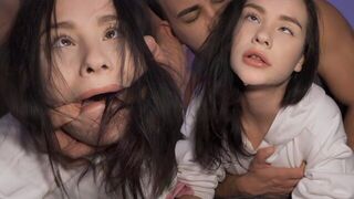 The girl got an orgasm that she had been dreaming of for a long time