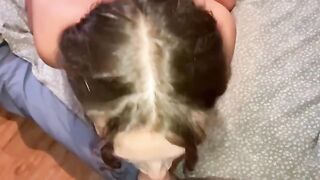 The guy prepared his cock for a long sex session with the girl