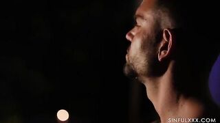 The guy learned how to stroke himself and now he does it perfectly