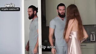 Masseur brought the girl to squirting orgasm with massage