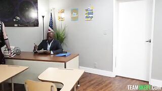 This teacher has the best pointer, he fucked her with passion