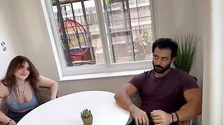A stepdaughter gets a big dick in her pussy from her step daddy