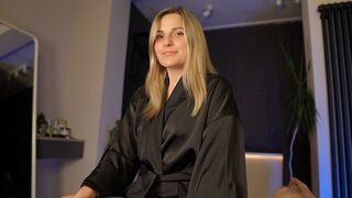 The man did not expect to meet a hot stepmom in a robe, showcasing Letty Black’s seductive charm