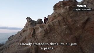 There's nothing to be found on the rocks, except for cock in pussy