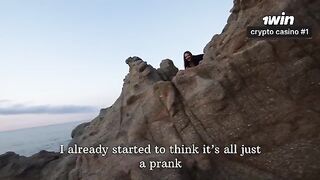 There's nothing to be found on the rocks, except for cock in pussy