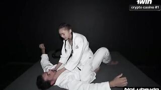 The one with the cock will win