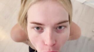 After a walk, the girl warms up with sex, showcasing her perfect body