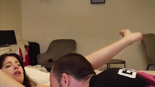 The couple squeezed all juices from each other’s pussies