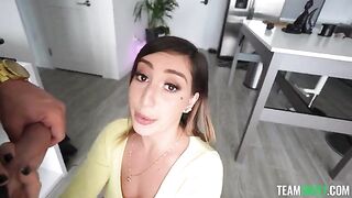 When a girl spreads her legs, a man's cock immediately shuts down