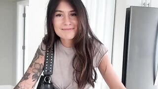 An adventure starts here and now for a cute 18-year-old girl