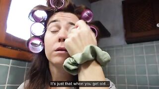 The pipe burst, and so did her patience—she wanted a plumber to fix it