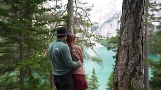 The smell of moss and sweat sex in the forest is unforgettable